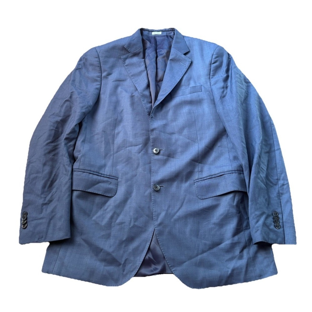 Mens Peter Millar Gray Blue Wool Sportcoat Blazer Jacket Size SEE PICS‎